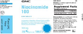 GNC Niacinamide 100 - supplement