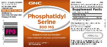 GNC Phosphatidyl Serine 300 mg - supplement