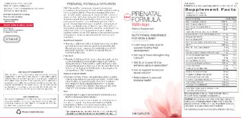 GNC Prenatal Formula With Iron - supplement