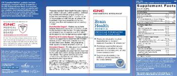 GNC Preventive Nutrition Brain Health Formula - supplement