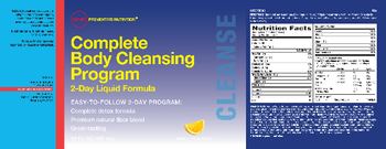 GNC Preventive Nutrition Complete Body Cleansing Program Natural Citrus Flavor - supplement