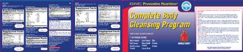 GNC Preventive Nutrition Complete Body Cleansing Program Total Cleanser - AM Packet - supplement