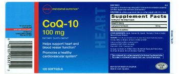GNC Preventive Nutrition CoQ-10 100 mg - supplement