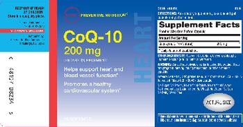 GNC Preventive Nutrition CoQ-10 200 mg - supplement