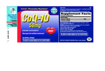 GNC Preventive Nutrition CoQ-10 50 mg - supplement