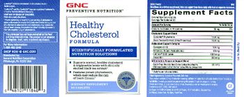 GNC Preventive Nutrition Healthy Cholesterol Formula - supplement