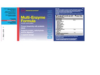 GNC Preventive Nutrition Multi-Enzyme Formula - supplement