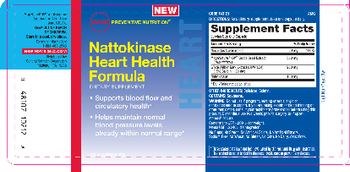 GNC Preventive Nutrition Nattokinase Heart Health Formula - supplement