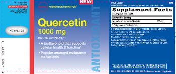 GNC Preventive Nutrition Quercetin 1000 mg - antioxidant
