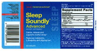 GNC Preventive Nutrition Sleep Soundly Advanced - supplement