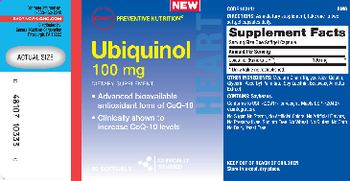 GNC Preventive Nutrition Ubiquinol 100 mg - supplement