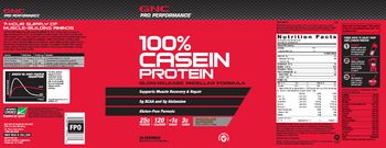 GNC Pro Performance 100% Casein Protein Chocolate Supreme - 
