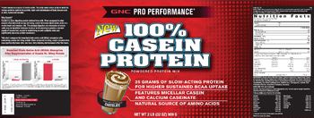 GNC Pro Performance 100% Casein Protein Chocolate - 