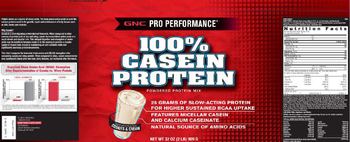 GNC Pro Performance 100% Casein Protein Cookies & Cream - 