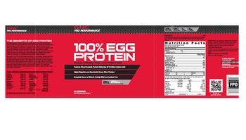GNC Pro Performance 100% Egg Protein Vanilla Ice Cream - 
