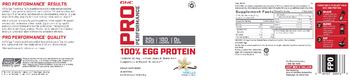 GNC Pro Performance 100% Egg Protein Vanilla - supplement