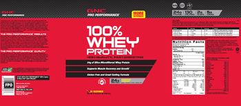 GNC Pro Performance 100% Whey Protein Banana Cream - 