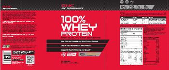 GNC Pro Performance 100% Whey Protein Chocolate Peanut Butter - 