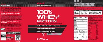 GNC Pro Performance 100% Whey Protein Creamy Strawberry - 