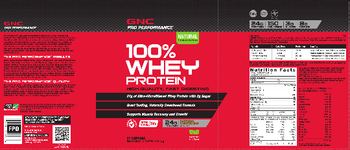 GNC Pro Performance 100% Whey Protein Natural Chocolate - 