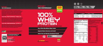 GNC Pro Performance 100% Whey Protein Natural Vanilla - 