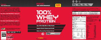 GNC Pro Performance 100% Whey Protein Vanilla Cream - 