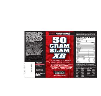 GNC Pro Performance 50 Gram Slam XR Milk Chocolate - 