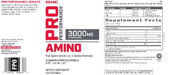 GNC Pro Performance Amino - supplement