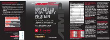 GNC Pro Performance AMP Amplified 100% Whey Protein Chocolate - supplement