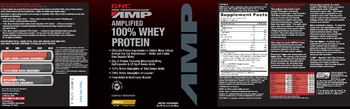 GNC Pro Performance AMP Amplified 100% Whey Protein Vanilla - supplement