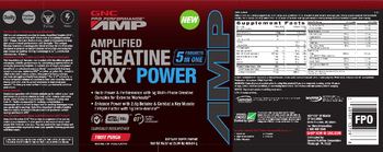 GNC Pro Performance AMP Amplified Creatine XXX Power Fruit Punch - supplement