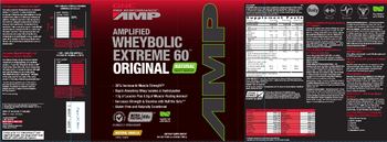 GNC Pro Performance AMP Amplified Extreme 60 Original Natural Vanilla - supplement
