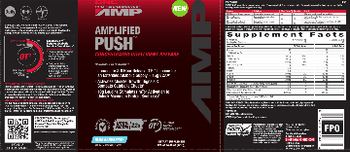 GNC Pro Performance AMP Amplified Push Blue Raspberry - supplement