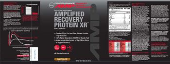 GNC Pro Performance AMP Amplified Recovery Protein XR Chocolate - these statements have not been evaluated by the food and drug administration this product is not int