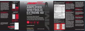GNC Pro Performance AMP Amplified Wheybolic Extreme 60 Banana Cream - supplement