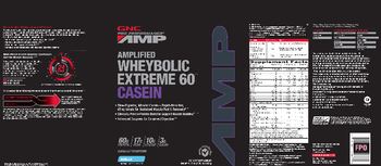 GNC Pro Performance AMP Amplified Wheybolic Extreme 60 Casein Vanilla - supplement