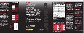 GNC Pro Performance AMP Amplified Wheybolic Extreme 60 Original Banana Cream - supplement