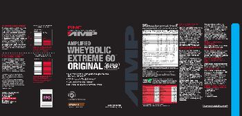 GNC Pro Performance AMP Amplified Wheybolic Extreme 60 Original Chocolate - supplement