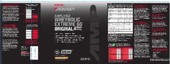 GNC Pro Performance AMP Amplified Wheybolic Extreme 60 Original Cookies & Cream - supplement