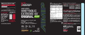 GNC Pro Performance AMP Amplified Wheybolic Extreme 60 Original Natural Chocolate - supplement