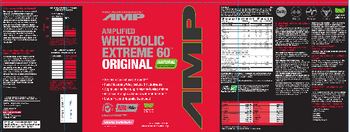 GNC Pro Performance AMP Amplified Wheybolic Extreme 60 Original Natural Strawberry - supplement