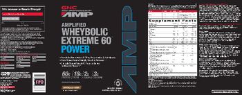 GNC Pro Performance AMP Amplified Wheybolic Extreme 60 Power Chocolate Fudge - supplement
