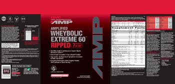 GNC Pro Performance AMP Amplified Wheybolic Extreme 60 Ripped Strawberries & Cream - 