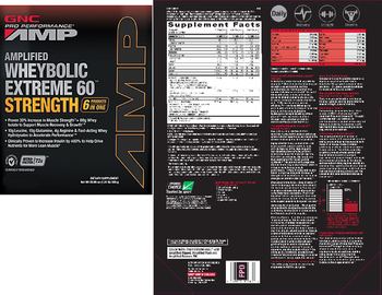 GNC Pro Performance AMP Amplified Wheybolic Extreme 60 Strength Chocolate - supplement