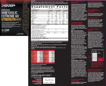 GNC Pro Performance AMP Amplified Wheybolic Extreme 60 Strength Strawberry - supplement