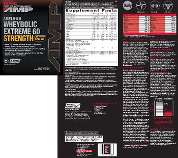 GNC Pro Performance AMP Amplified Wheybolic Extreme 60 Strength Vanilla - supplement