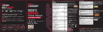GNC Pro Performance AMP Men's Ripped Vitapak Program Non-Stimulant Formula Decaf Thermo Igniter 12X - supplement