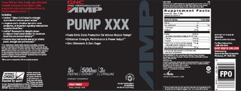 GNC Pro Performance AMP Pump XXX Fruit Punch - supplement