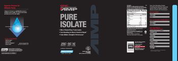 GNC Pro Performance AMP Pure Isolate Vanilla Custard - supplement