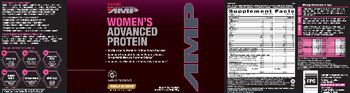 GNC Pro Performance AMP Women's Advanced Protein Vanilla Ice Cream - supplement